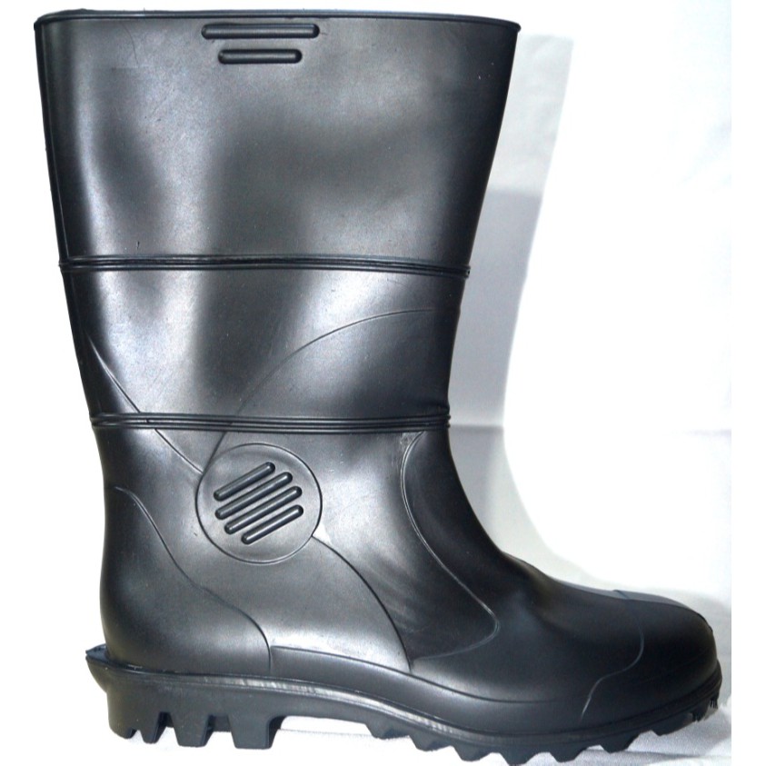 Bota de hot sale borracha preta