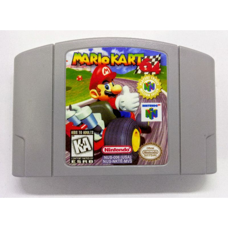 Nintendo 64 + Jogo Mario Kart 64 Completinho Pronto Para Jogar - Escorrega  o Preço