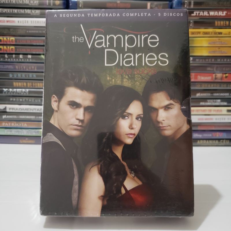 DVD Série The Vampire Diaries 2° Segunda Temporada (Lacrado)(LEIA A ...