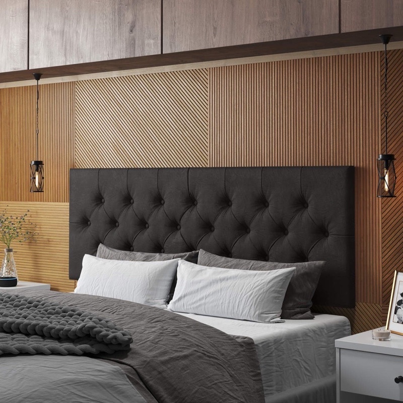Cabeceira Casal Leticia 140cm X 55cm Alta Qualidade Promoção - Cores
