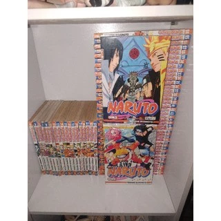 coleção de mangás Naruto edição normal volumes do 21 ao 40