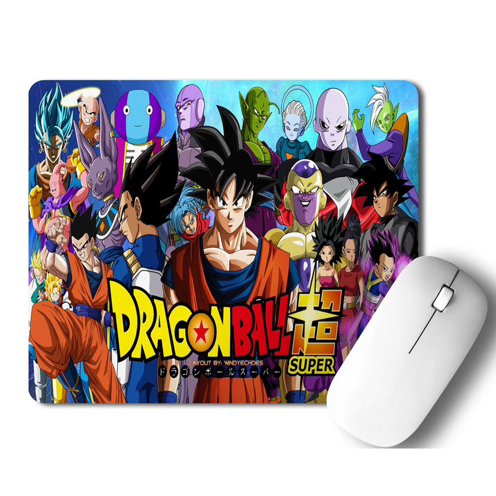 Mousepad Dragon Ball Goku Super Saiyajin transformações