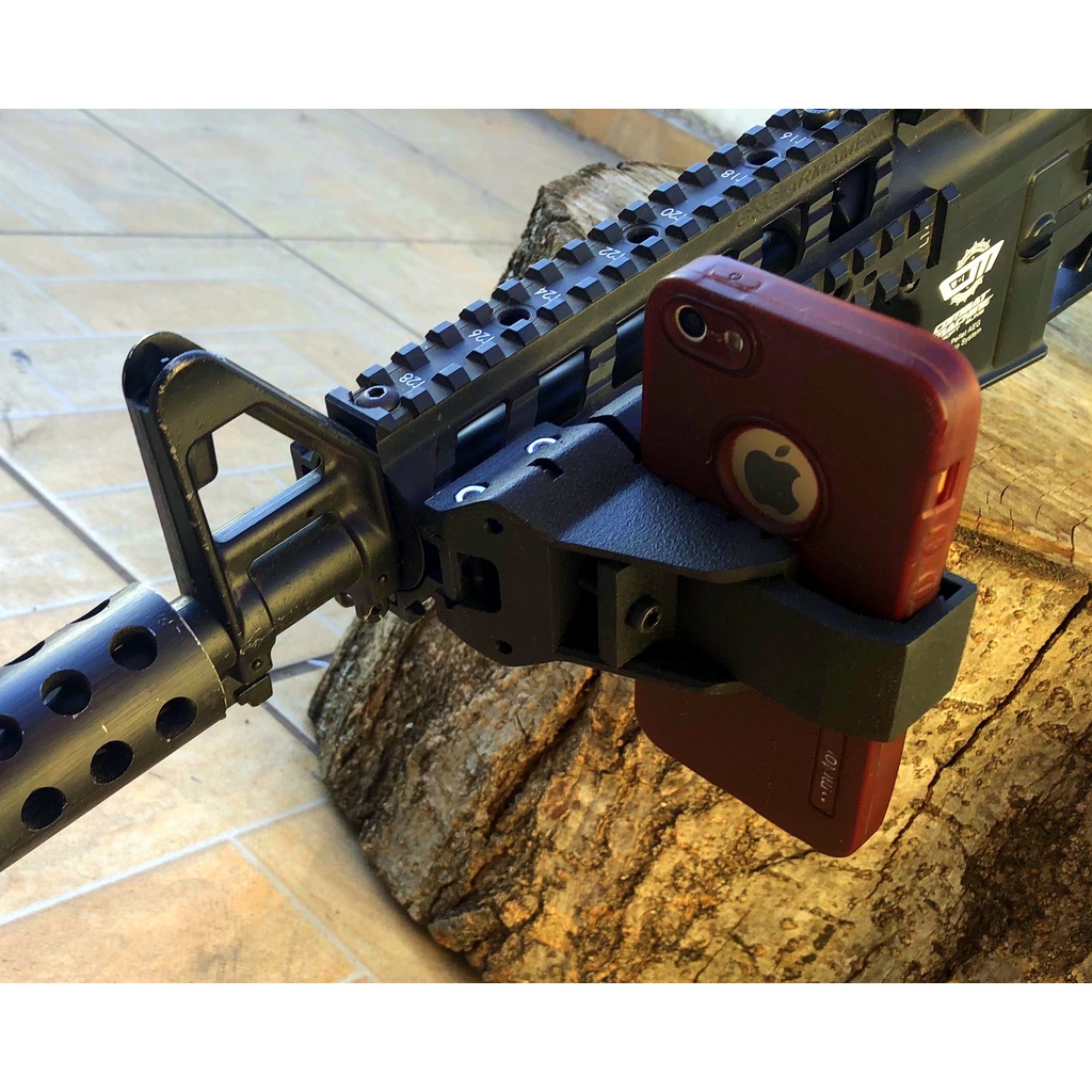 Suporte Para Celular Airsoft Trilho Sniper Rail Handguard