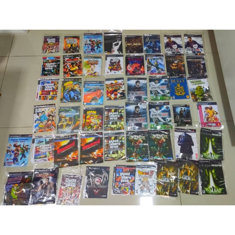50 JOGOS PS2 NOVOS ATACADO