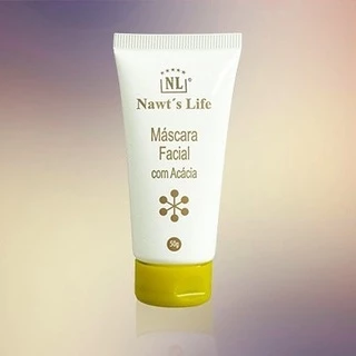 mascara facial com Acácia Nawt