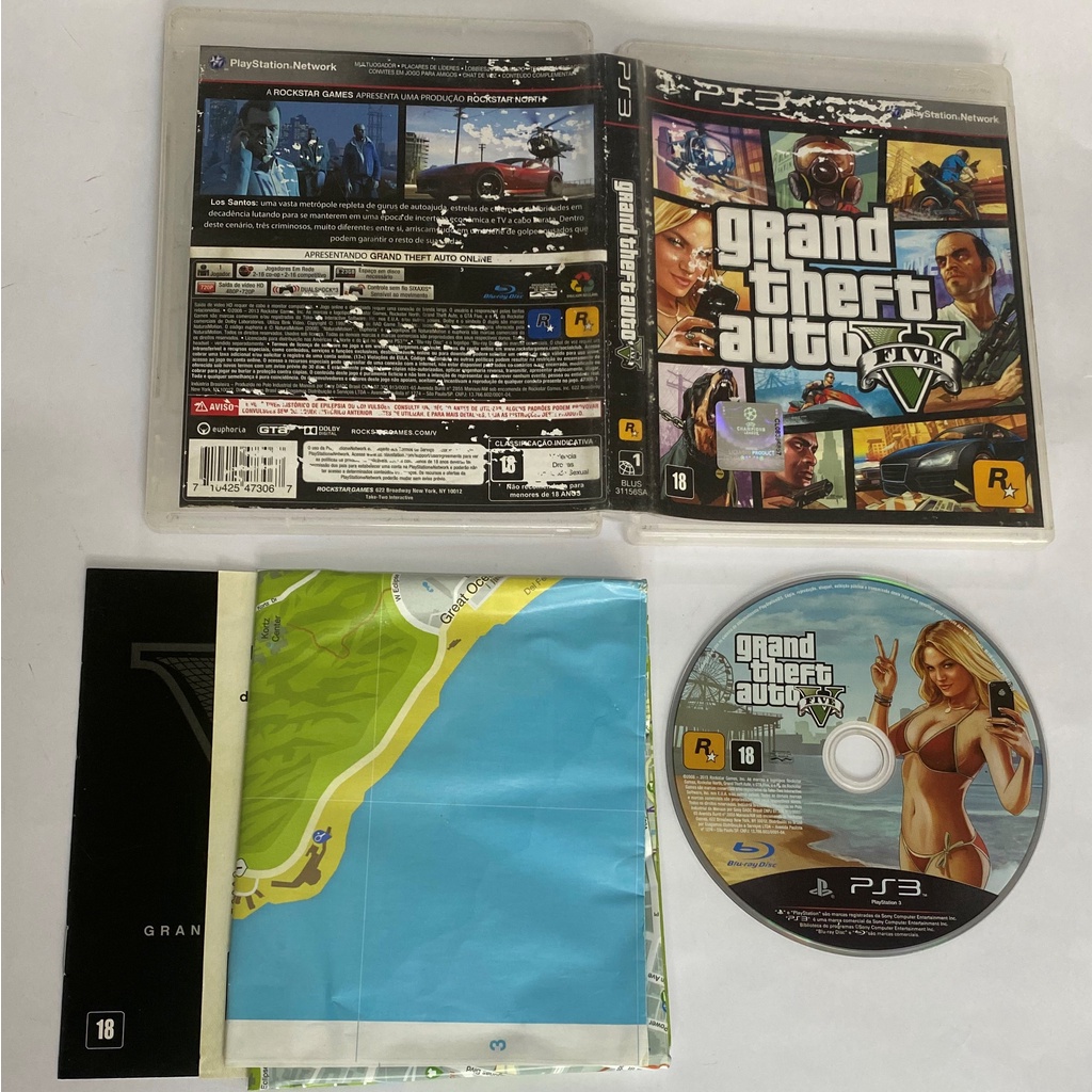 Jogo Grand Theft Auto: San Andreas (gta) (Europeu) - Ps3 em