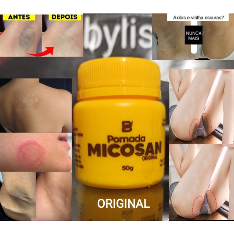 Micosan Pomada Clareadora de manchas 1 Unidade Original Baruc Cosméticos