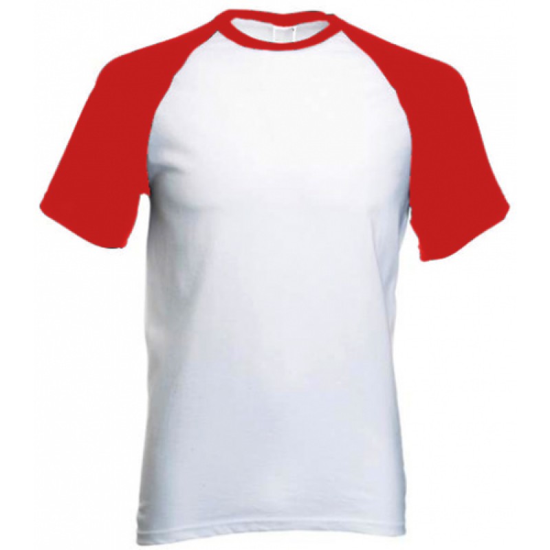 Camiseta raglan personalizada masculina vermelha | Shopee Brasil