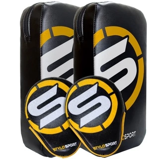 1 Pr De Aparador De Chute Stylo+1 Par Manopla Amarelo
