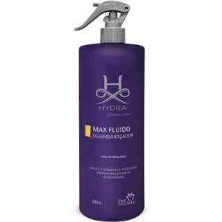 Fluido Desembaraçador Hydra Max 500ml Pet Society Cães Gatos