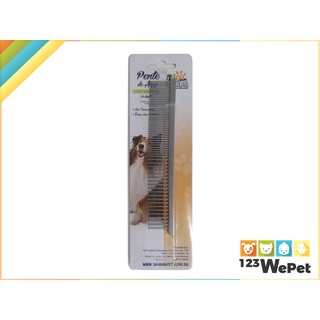 Pente Aço Cachorro Gato 54 Dentes Savana Banho Tosa Pet Shop