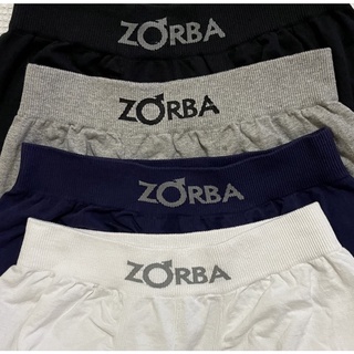 cueca zorba box boxers kit 4 cuecas original algodao 1 branca/ 1 marinho/ 1 cinza/ 1 preta modelo 781 sem costura
