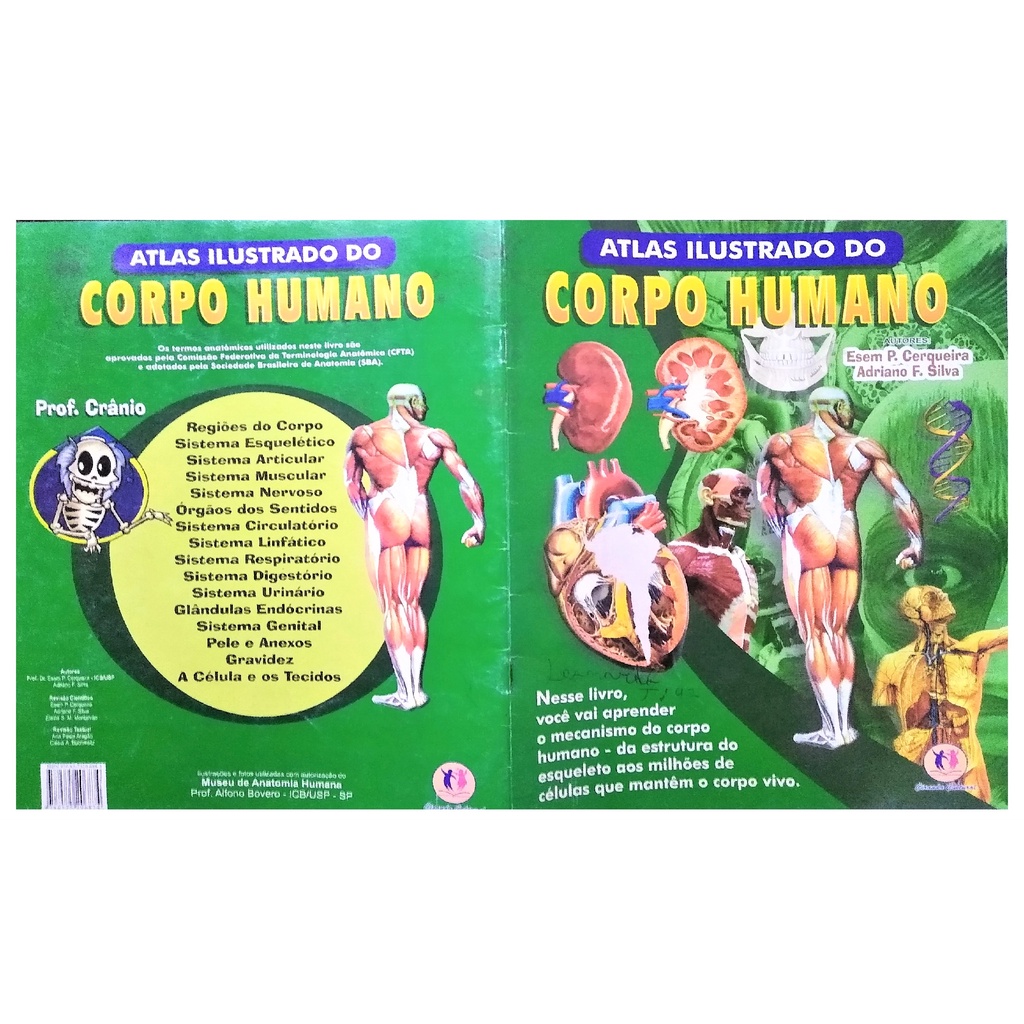 Livro Atlas Ilustrado Do Corpo Humano Shopee Brasil