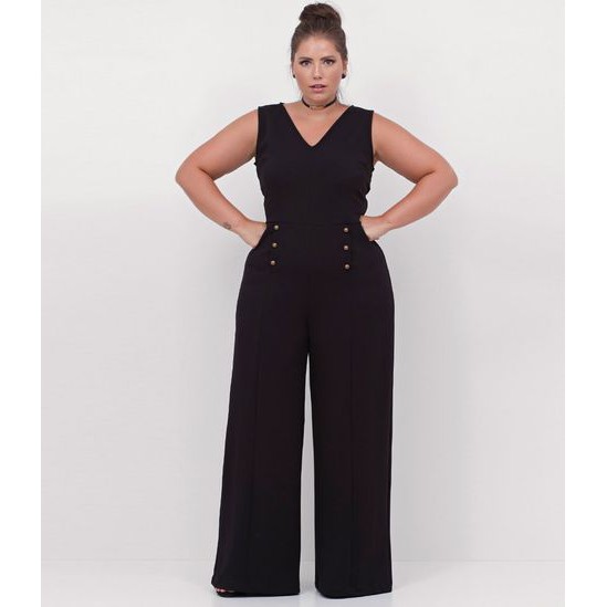 Calça social feminina plus size store para casamento