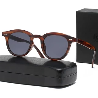 Óculos De Sol Redondos Vintage Femininos De Alta Qualidade Moda Masculina