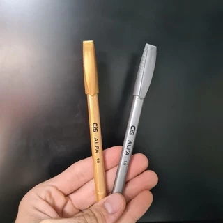 Caneta Cis Alfa Dourada e Prata - Kit ou unidade