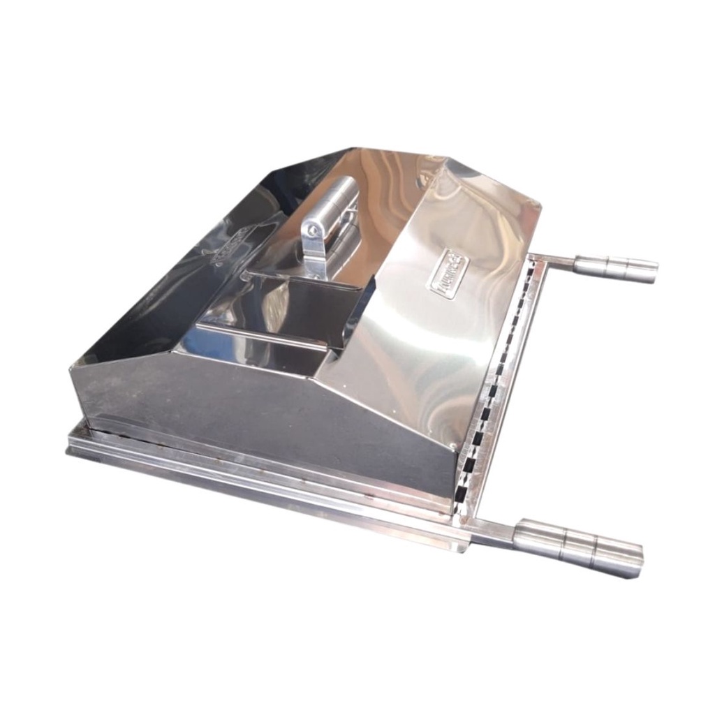 Abafador Inox Para Churrasqueira - Grelha - Churrasco a Bafo