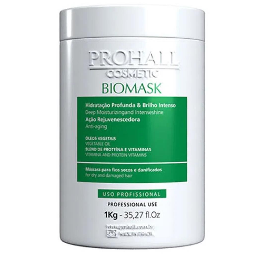 Mascara Capilar Biomask Prohall 1kg Hidratacao Profunda | Shopee Brasil