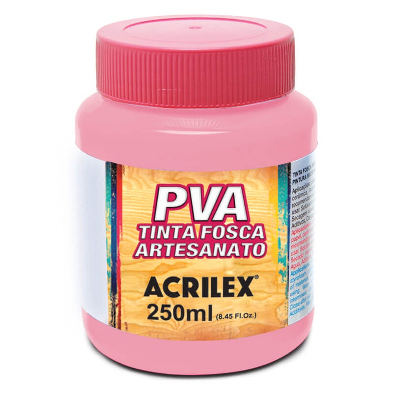 Tinta Pva Fosca Acrilex 250ml - Cores Diversas | Shopee Brasil