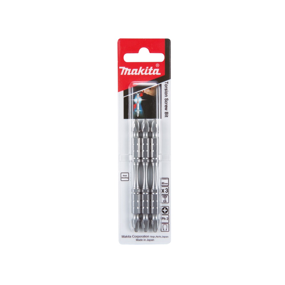 Ponta Bits De Torção (3Pcs) Ph2-65mm B-20703 - Makita