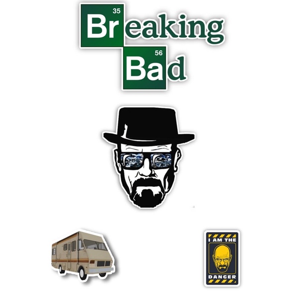 Topo de bolo temático personagens séries - Breaking Bad Topper