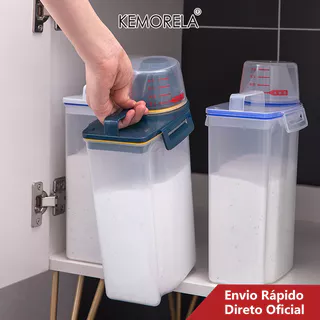Recipiente Multiuso Para Lavagem Caixa De Detergente Doméstico Cereais