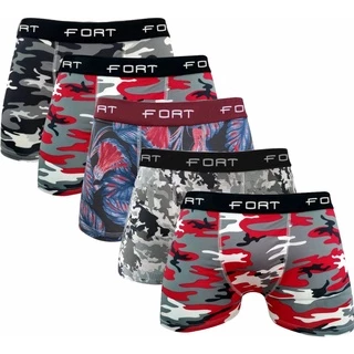 Kit 5 Cuecas Boxer JUVENIL Masculino Microfibra Adolescente