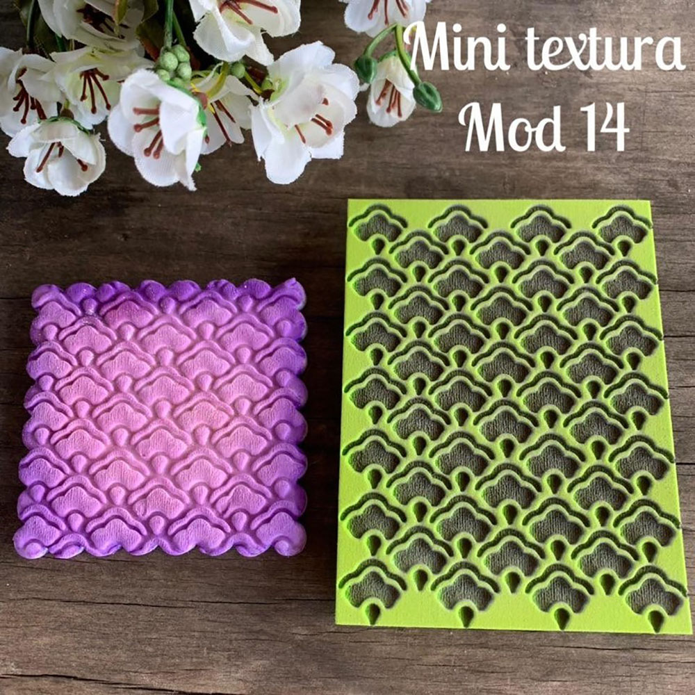 MINI Textura de Emborrachado Mod 14 - mini Leques - 10x7,5 cm | Shopee ...