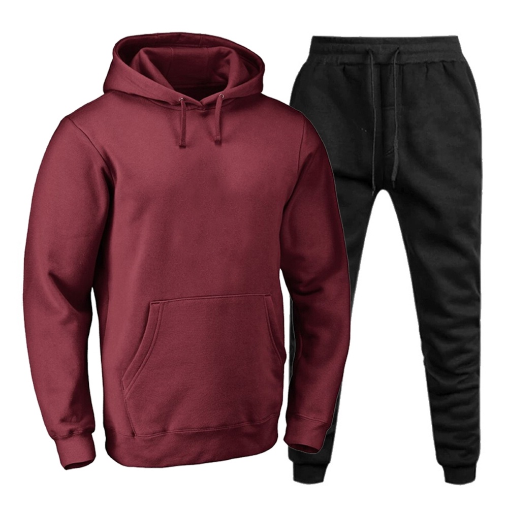 Conjunto Unissex Canguru com Bolso e Capuz Liso Estiloso Confortável Own Concept