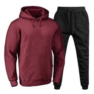 Conjunto Unissex Canguru com Bolso e Capuz Liso Estiloso Confortável Own Concept