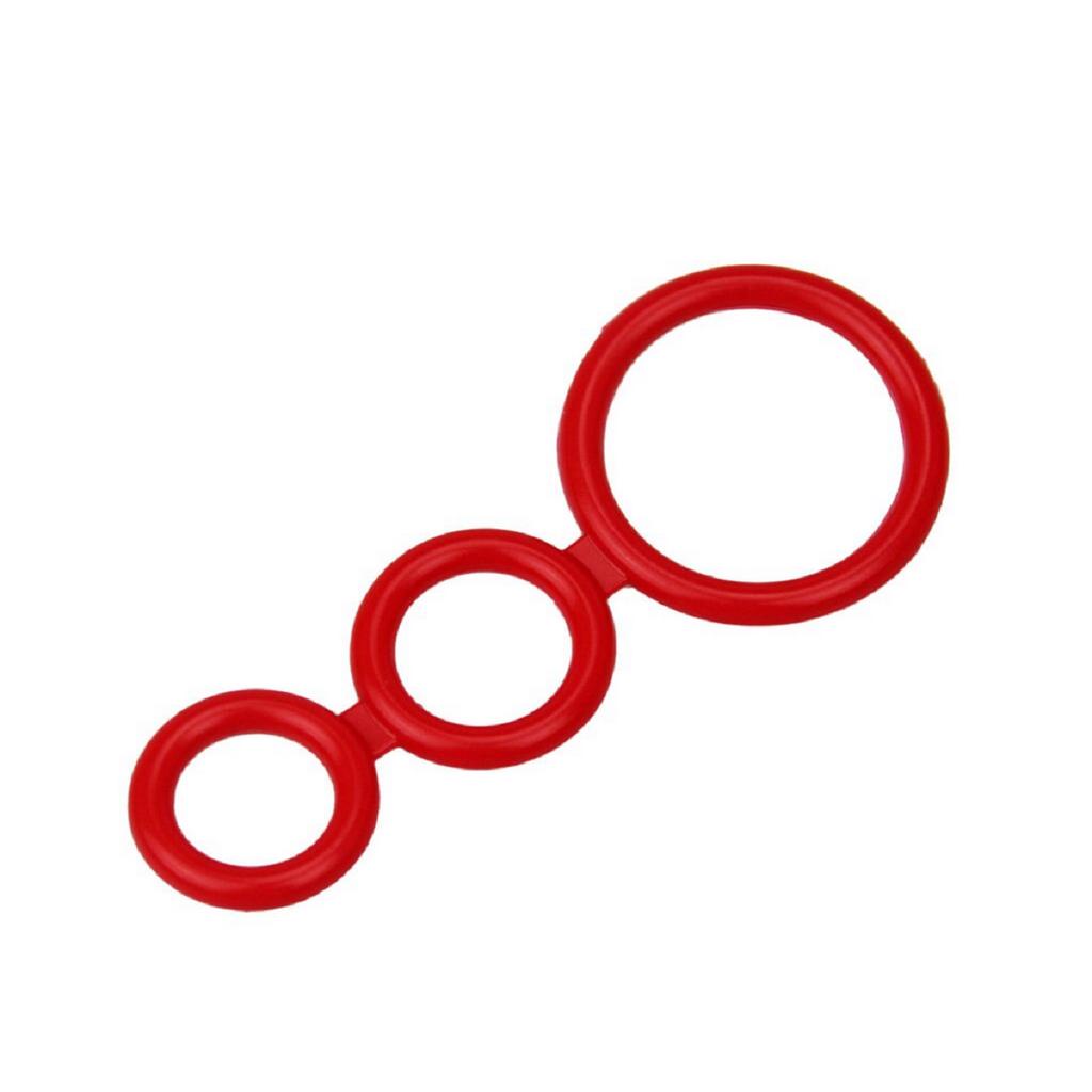 Anel Peniano Triplíce Para Retardar Ejaculação E Manter Ereção | Shopee ...