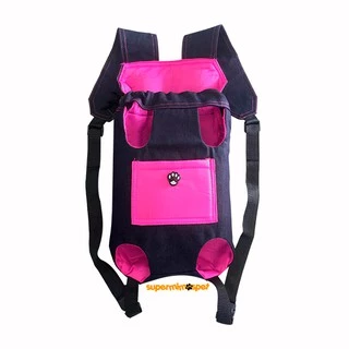 Bolsa Canguru Transporte Cães Gatos Cachorro Roupas Pet ROSA