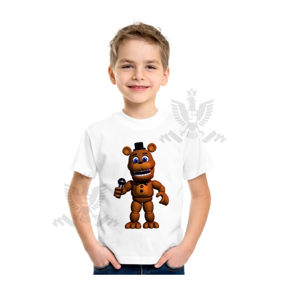 CAMISETA FIVE NIGHTS AT FREDDY ANIMATRONICS