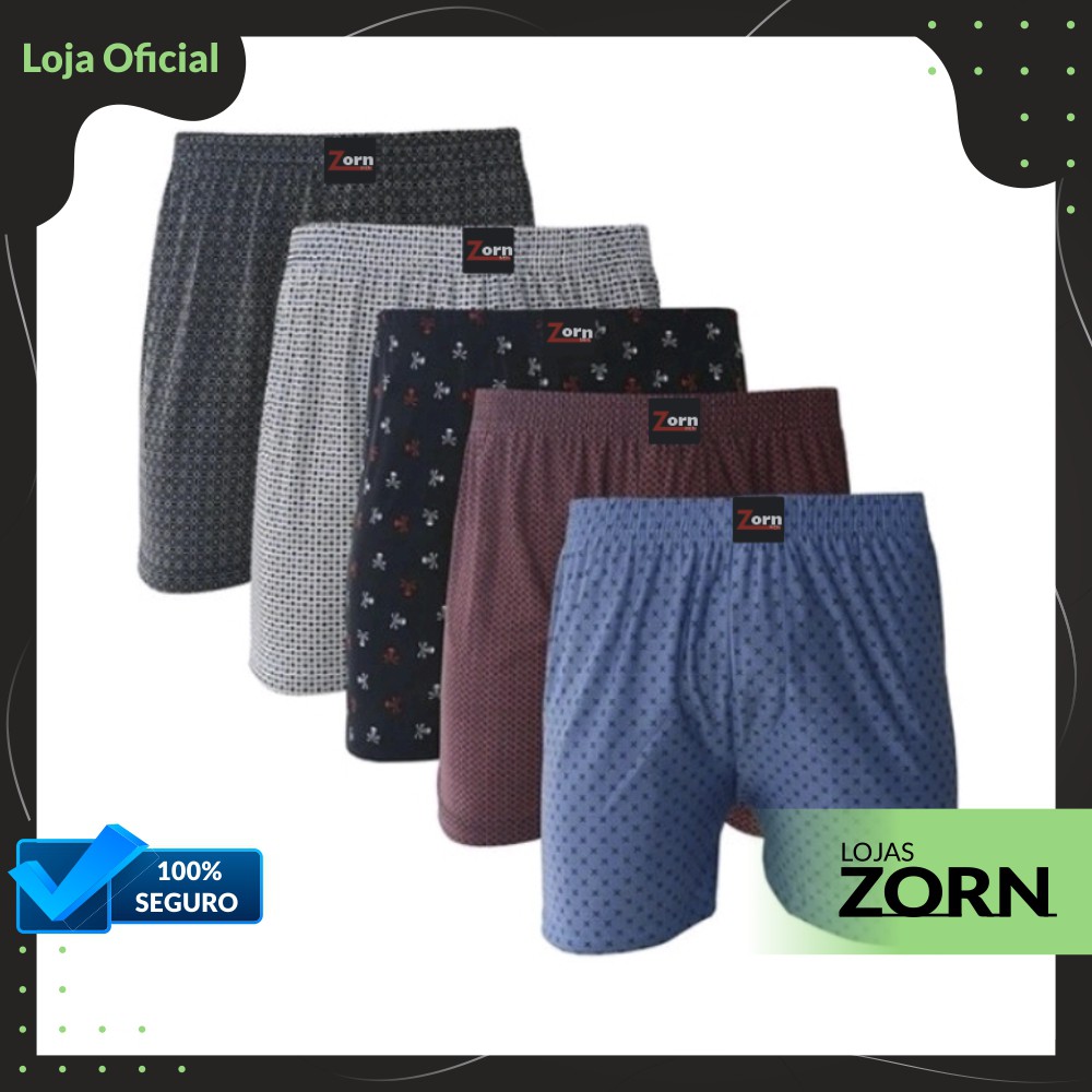 Kit 04 Cuecas Samba Canção Short de Dormir Pijama Masculino Adulto em Oferta na Shopee