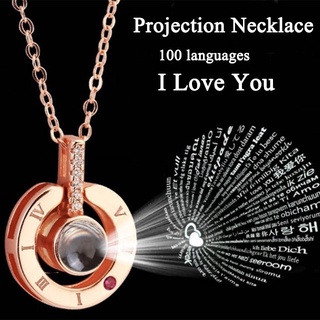 Regalo Per Fidanzata Collana Con Scritta Love Ti amo In 100 lingue,  confezionata - Shopping.com