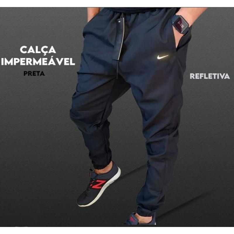 Calça tactel masculina forrada 2024 nike