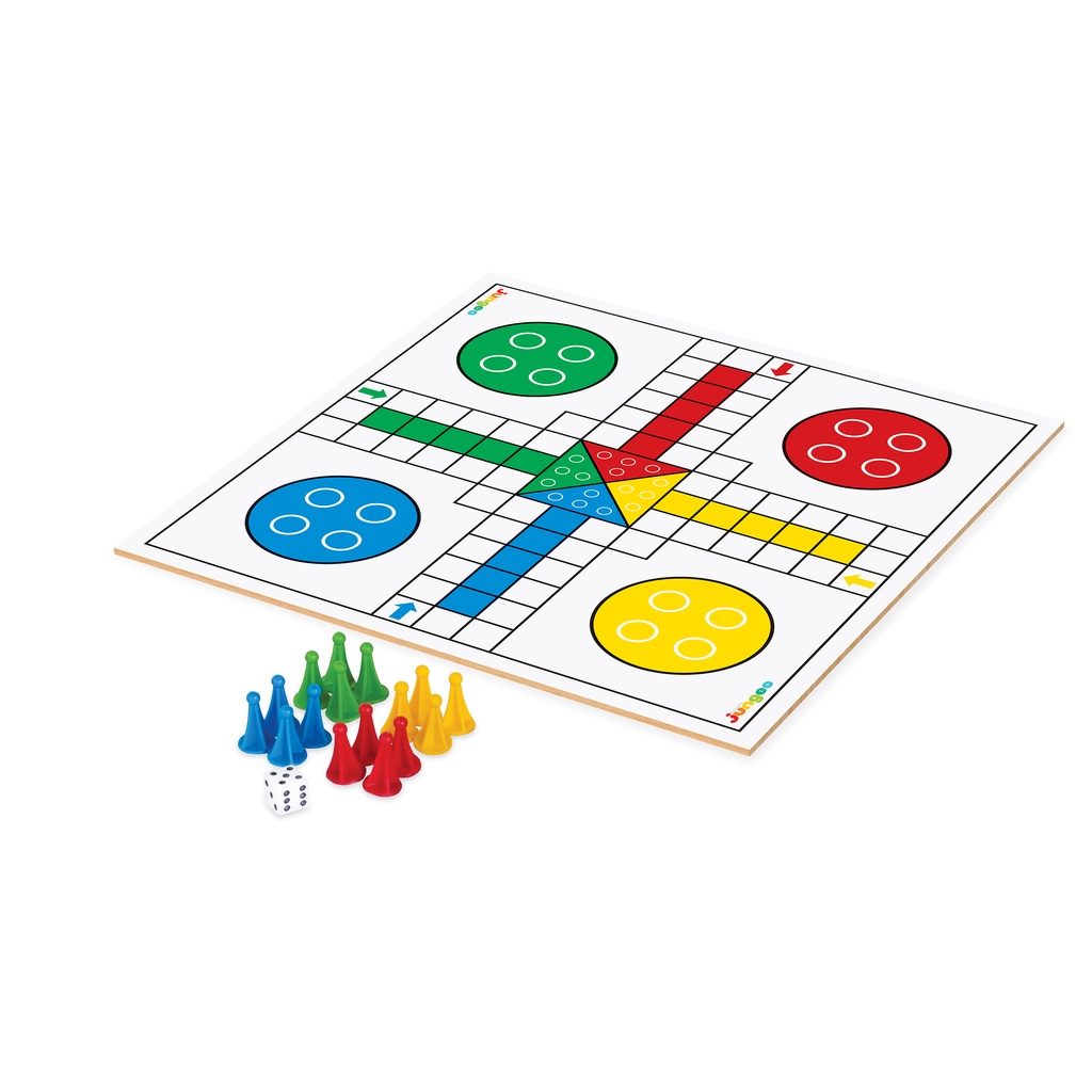 Jogo Ludo - Jogo De Tabuleiro De Madeira - Lindo! - R$ 55