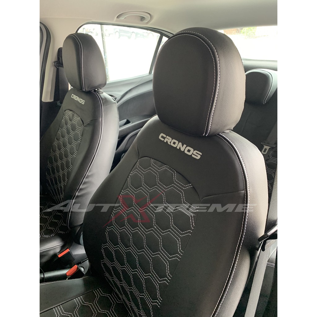 Capa de couro banco AutoXtreme Fiat Argo 2018 2023 Encosto traseiro Inteiro  - Escorrega o Preço