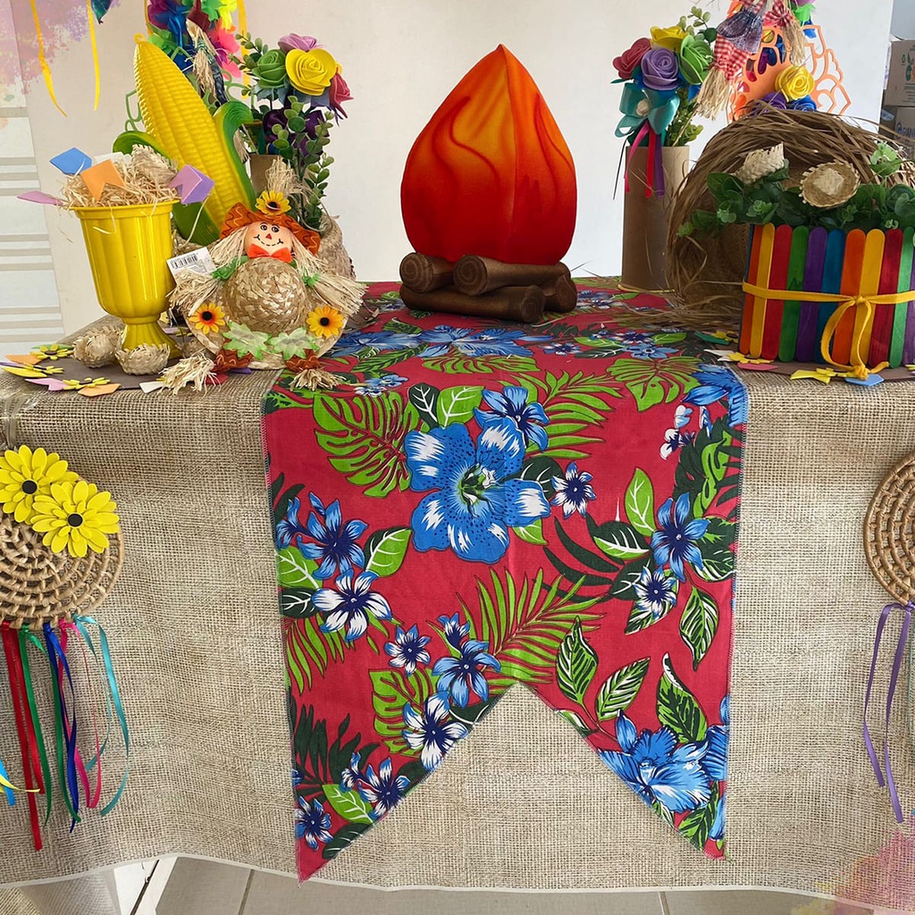 Caminho De Mesa Bandeirinha Festa Junina Decoração Aniversário Arraiá ...
