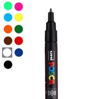 Caneta POSCA Marcador Multiuso PC-1M 0.7mm - Várias Cores