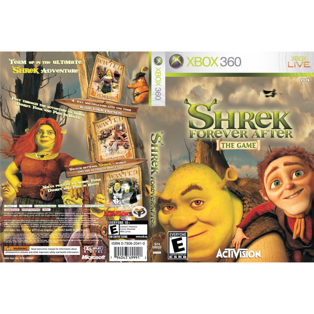 Shrek Forever After P/ Xbox 360(JTAG/LT/LTU/RGH) | Shopee Brasil