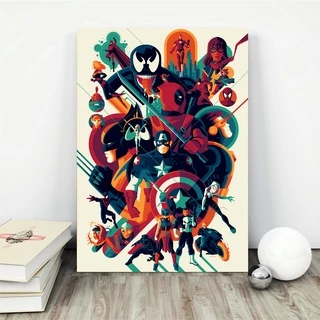 Quadro Marvel em MDF