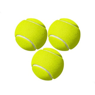 Bola Bolinha Tênis Treino Cachorro Lazer Kit 3 Unidades