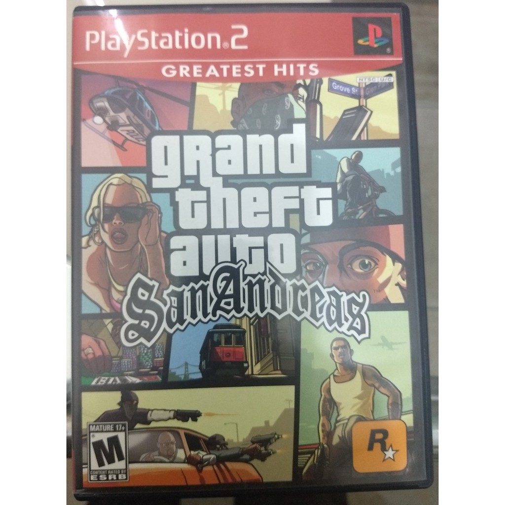 GTA San Andreas PS2 Original Americano Completo | Shopee Brasil