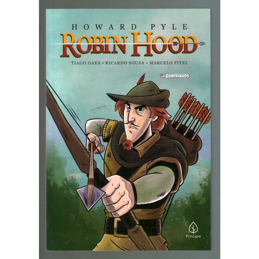 Livro Hobin Hood Em Quadrinhos Howard Pyle Shopee Brasil