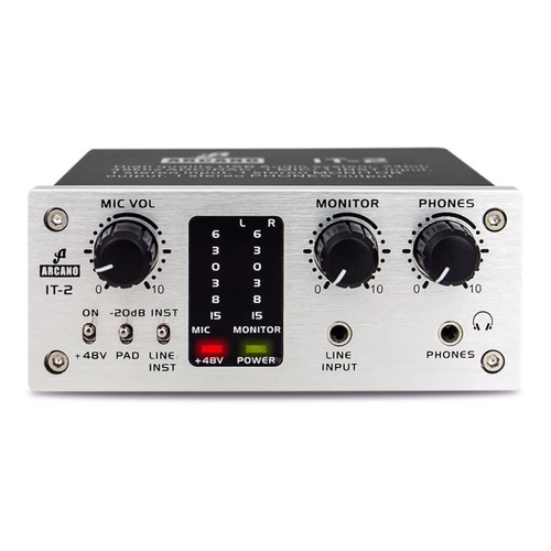 Interface de áudio USB Arcano IT2 com preamp Shopee Brasil