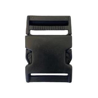 10 Fechos 50mm Preto Plástico Presilha Costura Bolsa Mochila