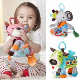Brinquedos de pelúcia para bebês / brinquedos pendurados para camas de chocalho brinquedos para animais