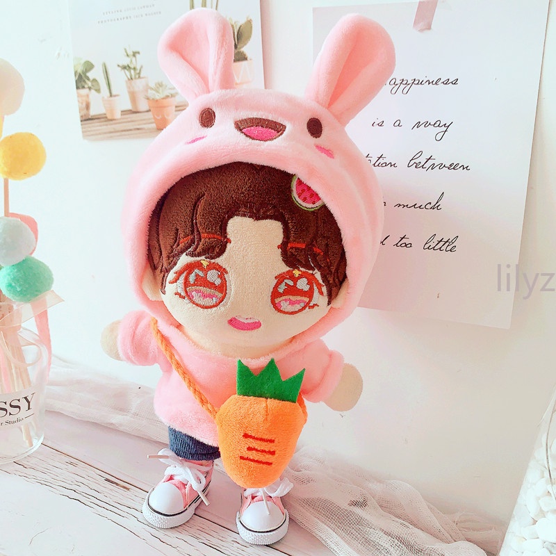20cm Stray Kids Skzoo Doll Clothes Roupas De Pelúcia Capuz