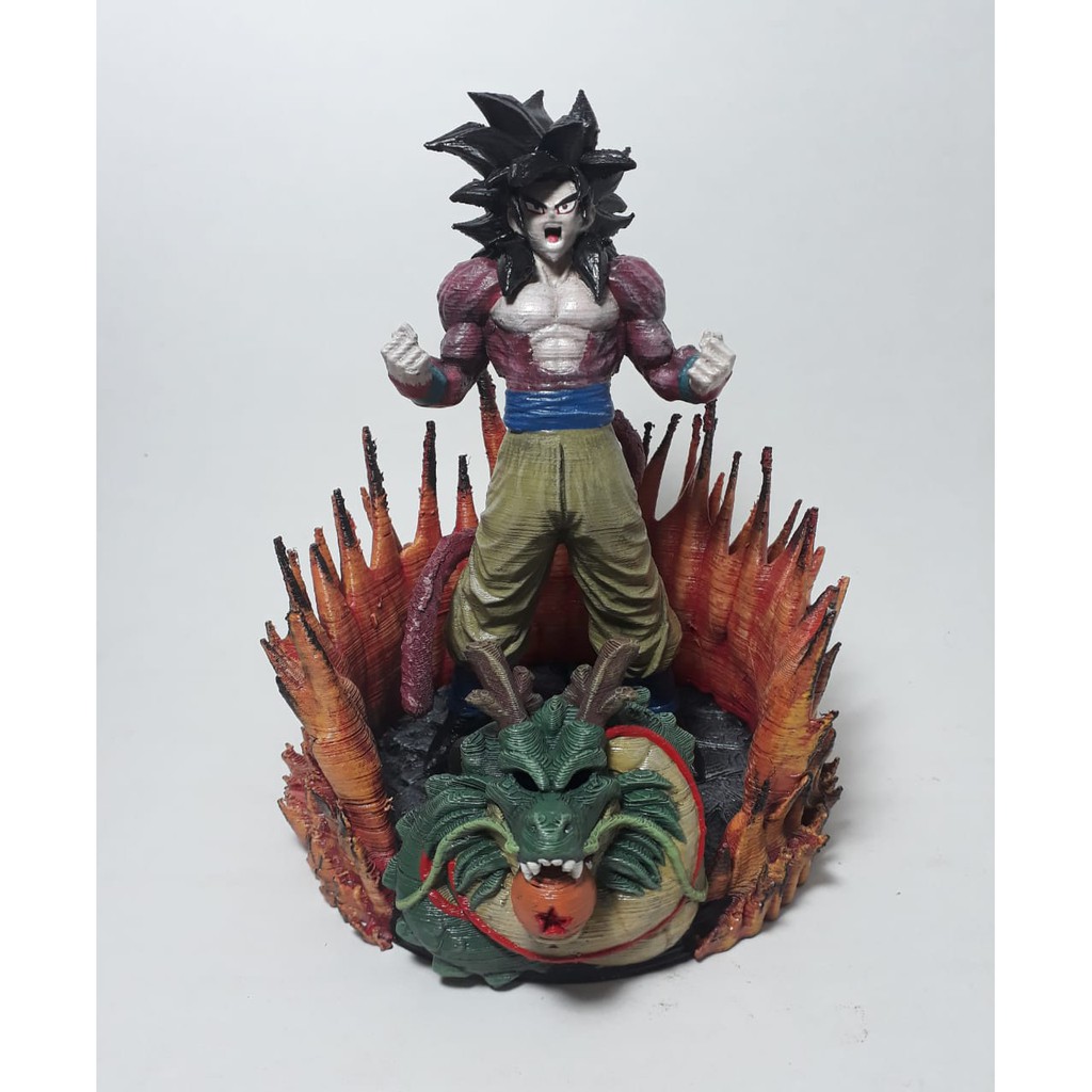 boneco do goku super sayajin 4 comprei na shopee quer ter o seu